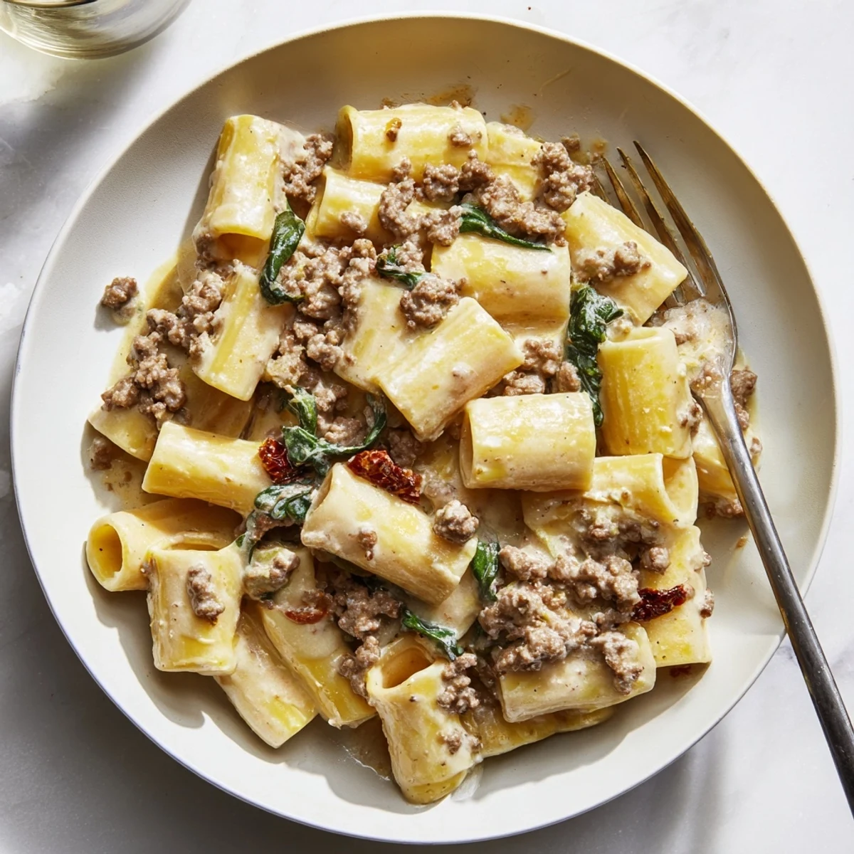 Marry Me Ground Beef Pasta