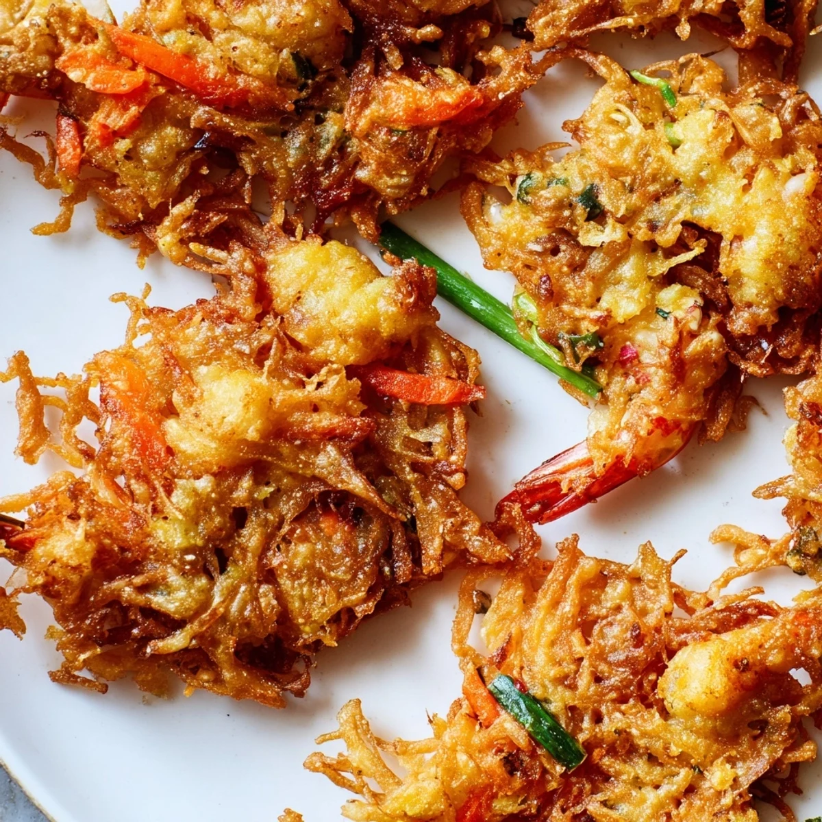 Ukoy Filipino Shrimp Fritters
