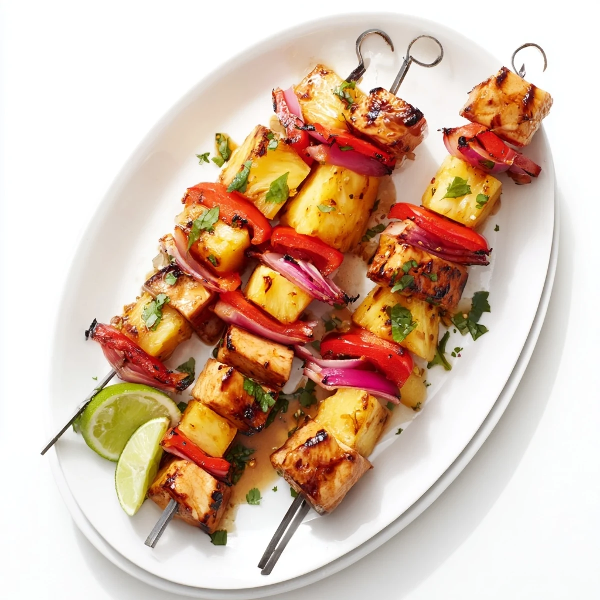 Savor The Flavor With Grilled Pineapple Chicken Kabobs Recipe smoky, charred, sweet skewers