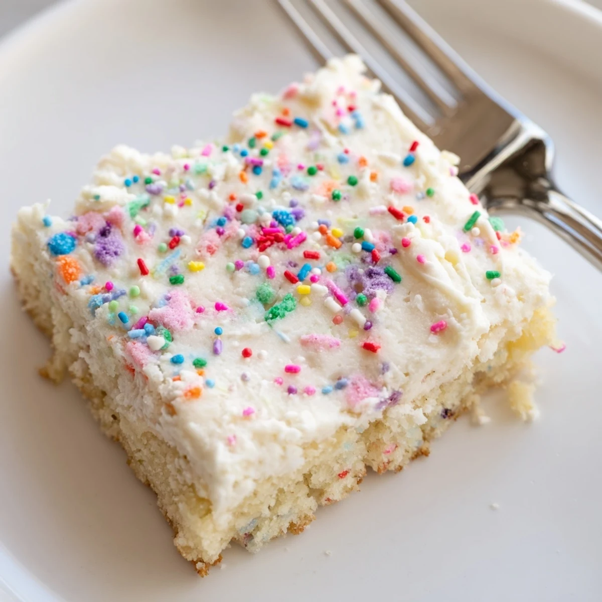 Sliced Frosted Sugar Cookie Bars on parchment, buttery aroma and soft texture