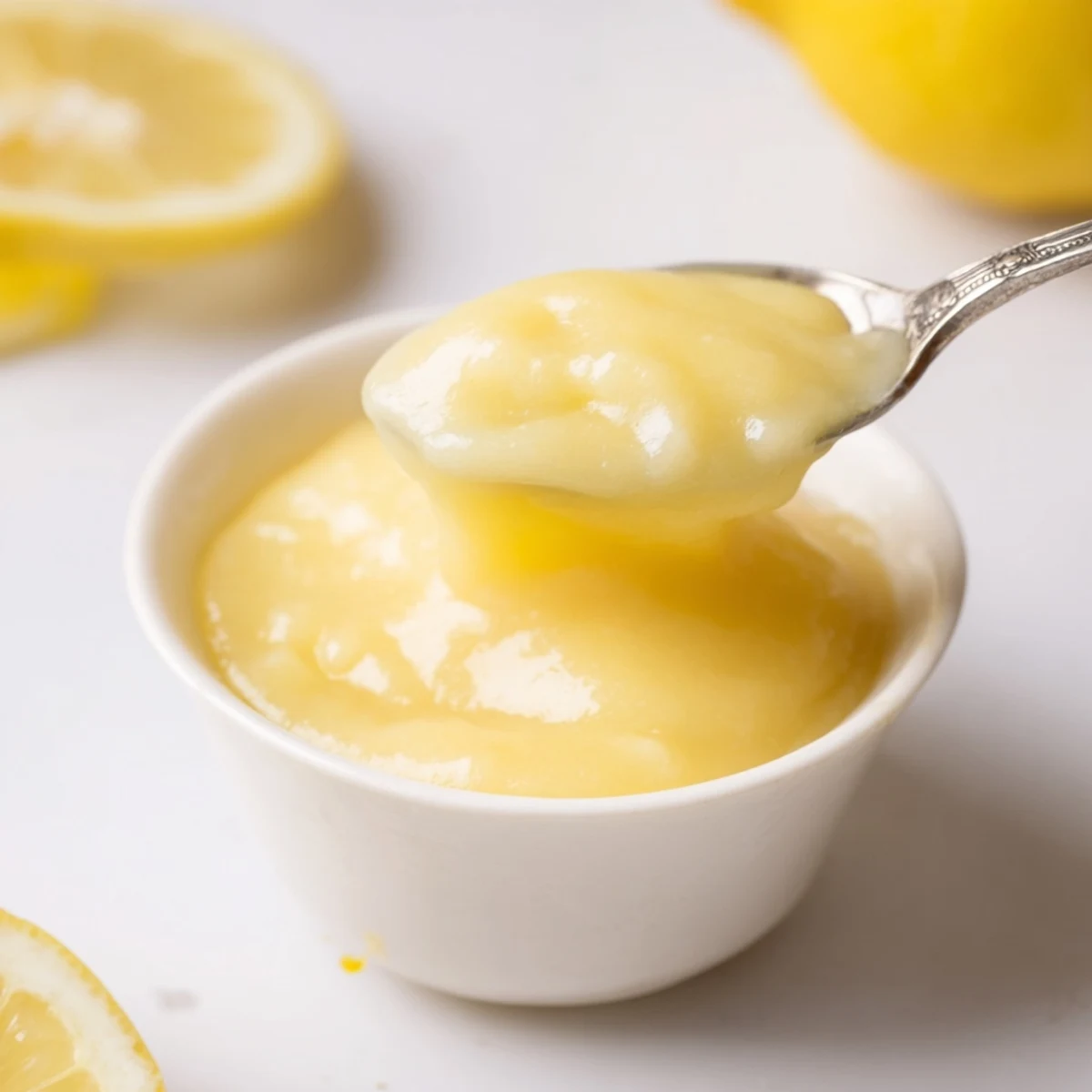 Silky Homemade Lemon Curd in a jar, zesty and smooth, spoon ready.