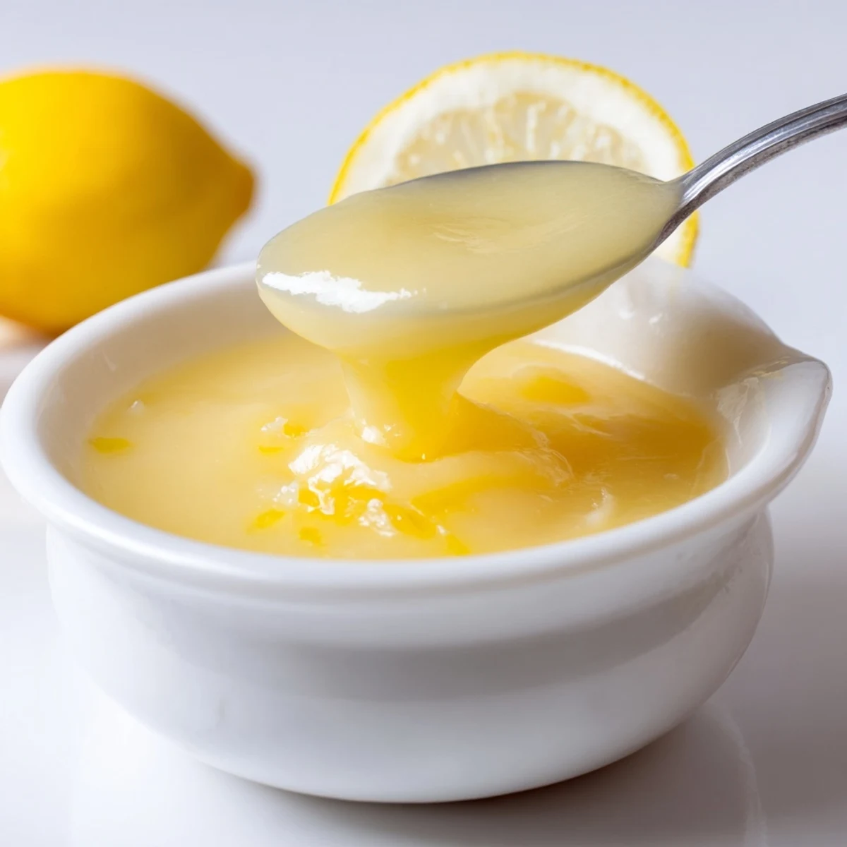 Strained, chilled and velvety, this Homemade Lemon Curd is perfect for tarts.