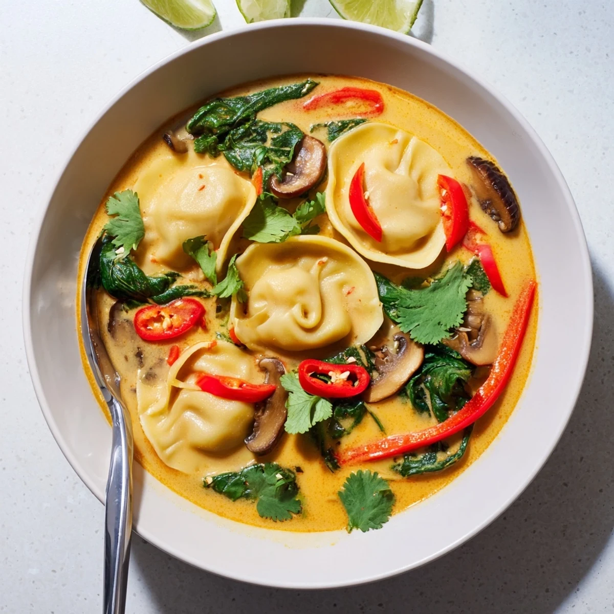 Thai Dumpling Soup