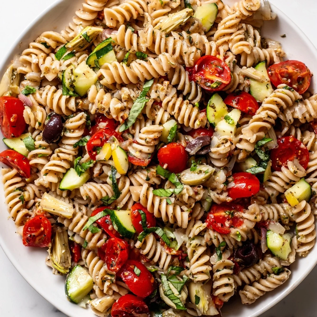 Italian Vegetarian Pasta Salad