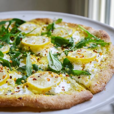 Zesty Summer Lemon Pizza